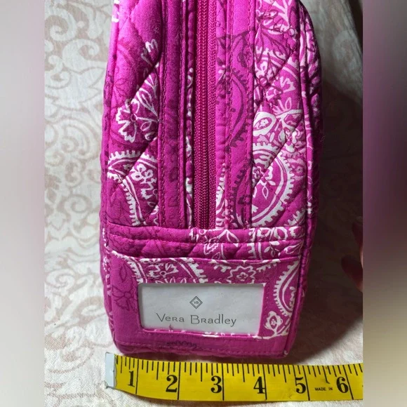 NWT Vera Bradley Stamped Paisley Pink Lunch Bag - Picture 6 of 9